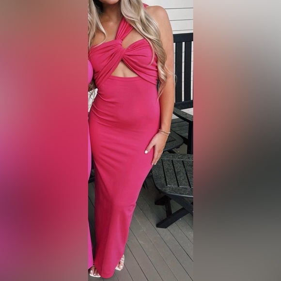 Yaura violet dress in pink size US 2 or UK6 - Picture 3 of 6